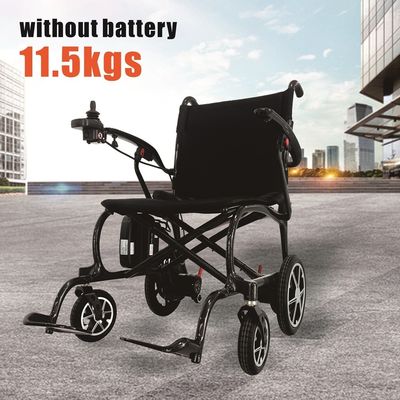 Складной электрический инвалидный кресло 2024 с двигателем DC24V150W*2 и электромагнитным торможением