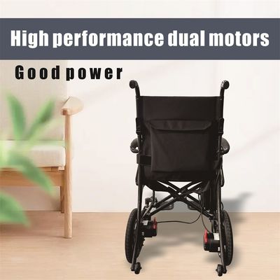 Электрическое инвалидное кресло с двигателем DC24V150W*2 и складной силовой установкой Размер 730mm*310mm*710mm