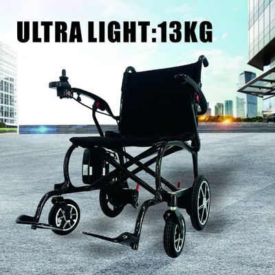 Легкое складное силовое инвалидное кресло с двигателем DC24V150W*2 и каркасом из углеродного волокна