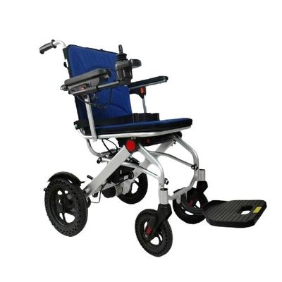 Складной алюминиевый инвалидный кресло с двигателем без щетки DC24V150W*2 113mm*580mm*960mm